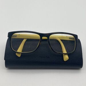 Prada VPR 07P Optical Eyewear 56-17-145 Tortoise/Yellow Made in Italy